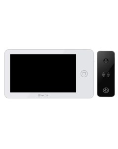 Комплект видеодомофона NEO белый и iPanel 2 черная Tantos