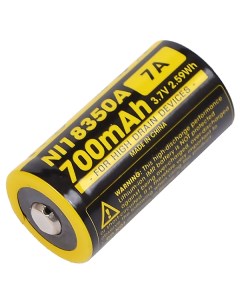 Аккумуляторная батарея IMR NI18350A 1 шт Nitecore