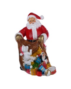 Фигурка новогодняя ТПК Дед Мороз с игрушками 31 см Полиформ