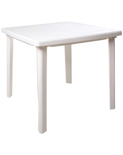 Стол для дачи обеденный 400140б white 80x80x71 см Стандарт пластик