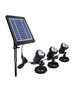 Садовый светильник на солнечном аккумуляторе для сада и пруда 11083 IP68 Lm24