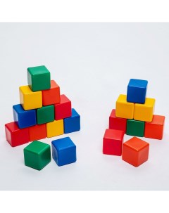 Набор цветных кубиков 20 штук 6 х 6 см Соломон