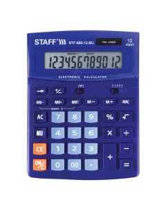 Калькулятор настольный STF 888 12 12 разрядов Staff