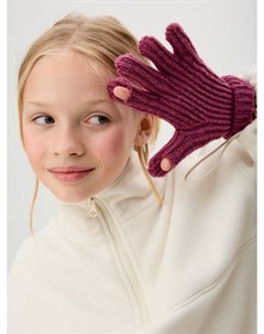 Перчатки из смесовой шерсти для девочек Sela