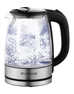Чайник электрический SKG5210 черный серебристый Starwind