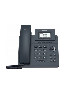 VoIP телефон SIP T30P without PSU черный Yealink