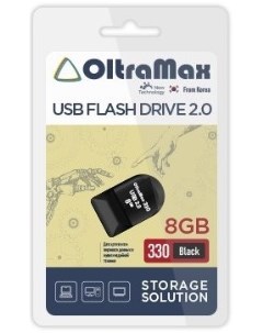 Накопитель USB 2 0 8GB OM 8GB 330 Black 330 чёрный Oltramax