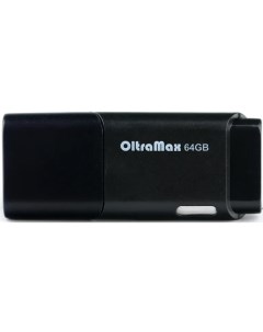 Накопитель USB 2 0 64GB OM 64GB 240 Black 240 чёрный Oltramax