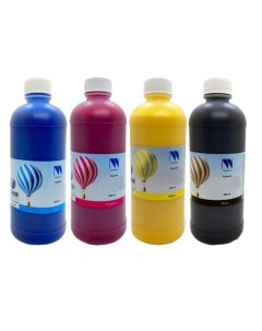 Чернила NV INK500U4 универсальные на водной основе комплект 4 цвета по 500 мл промывочная жидкость 1 Nvp