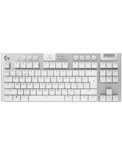 Клавиатура Wireless G915 TKL WHITE 920 009664_ru игровая механическая без цифрового блока с RGB подс Logitech