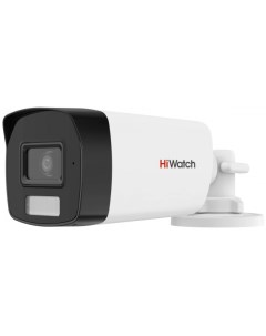 Видеокамера DS T220A 3 6mm 2Мп уличная цилиндрическая HD TVI с гибридной подсветкой EXIR LED до 40м  Hiwatch