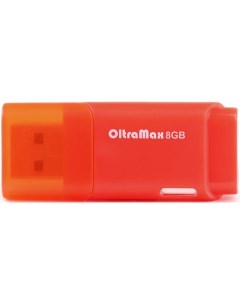 Накопитель USB 2 0 8GB OM 8GB 240 Red 240 красный Oltramax