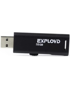 Накопитель USB 2 0 32GB EX 32GB 580 Black 580 чёрный Exployd