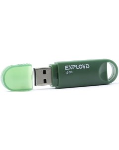 Накопитель USB 2 0 4GB EX 4GB 570 Green 570 зелёный Exployd