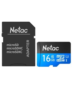 Карта памяти MicroSD card P500 Standard 16GB NT02P500STN 016G R Netac
