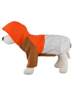 Дождевик куртка для собак Самоцвет разноцветный S длина спинки 30см Не один дома