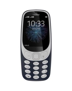 Сотовый телефон 3310 dual sim 2017 синий Nokia