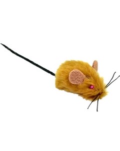 Игрушка Меховая мышь для кошек 4 5 см Зооник