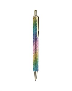 Ручка шариковая автоматическая Pink diamond 1 0 мм синяя Meshu