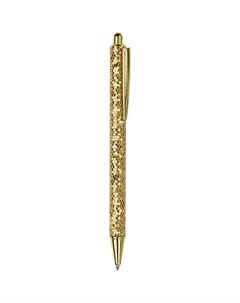 Ручка шариковая автоматическая Gold shimmer 1 0 мм синяя Meshu