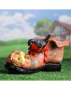 Кашпо Ботинок с гнездом в ассортименте 16х27 см Хорошие сувениры