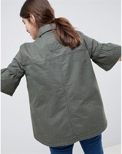 Куртка с короткими рукавами в стиле милитари Esprit