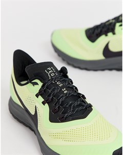 Желтые кроссовки Pegasus 36 trail Nike running