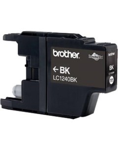 Картридж струйный Brother LC1240BK, черный, оригинальный, ресурс 600 страниц для Brother DCP-J525W, DCP-J725DW, DCP-J925DW, MFC-J430W, MFC-J625DW, MFC-J825DW, MFC-J5910DW, MFC-J6510DW, MFC-J6710DW, MF