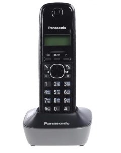 Радиотелефон KX TG1611 DECT АОН черный серый KX TG1611RUH Panasonic