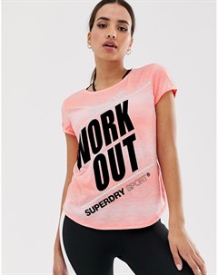 Футболка с принтом Fitspiration Superdry