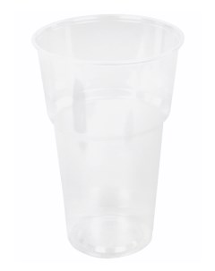 Одноразовые стаканы Бюджет 500 мл пластиковые прозрачные ПП 200 шт 600939 Laima