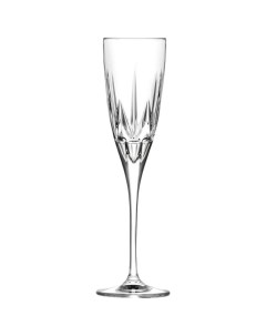 Бокалы для шампанского 150 мл 6 шт Cristalleria Italiana SpA Шик Без декора 137548 Rcr