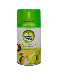 Освежитель воздуха Lime Orange Blossom сменный баллон 250 мл Green world