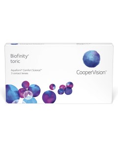 Линзы контактные CooperVision Toric 3 шт 0 5 0 75 10 Biofinity