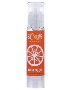Увлажняющая гель смазка с ароматом апельсина Crystal Orange 60 мл Sexus