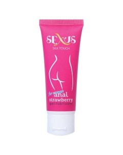 Анальный гель для женщин с ароматом клубники Silk Touch Strawberry Anal 50 мл Sexus