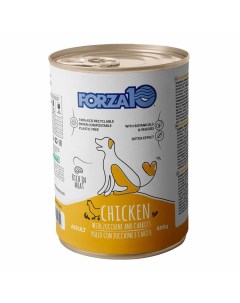 Влажный корм для взрослых собак Maintenance с курицей и цукини 12 шт по 400 г Forza10