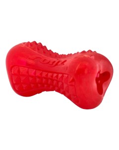 Жевательная игрушка для собак Yumz S косточка массажная для десен краснач 8 8 см Rogz