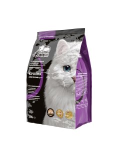 Сухой корм для кошек кролик с печенью 11 шт по 350 г Милый котик