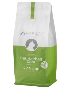 Сухой корм для кошек Hairball Care с птицей и белой рыбой 1 5 кг Delicado