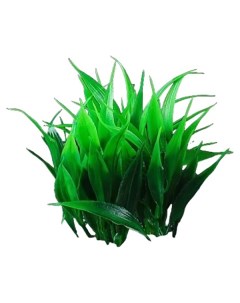 Искусственное растение аквариумное зеленый 10 см 2 шт Пижон