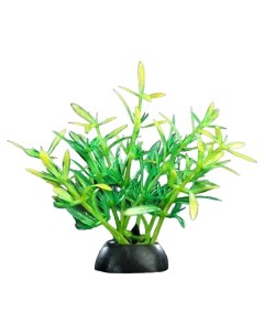 Искусственное растение аквариумное зеленый 2 5x5 см 10 шт Пижон