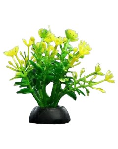Искусственное растение аквариумное зеленый 5 см 10 шт Пижон