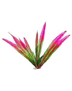 Искусственное растение аквариумное розовый 4х20 см 5 шт Пижон