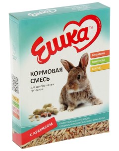 Сухой корм для кроликов с арахисом 450 г Ешка
