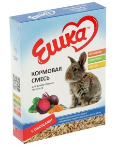 Сухой корм для кроликов с овощами 450 г Ешка