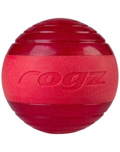 Игрушка для собак Squeekz мяч с пищалкой красная Rogz