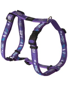 Шлейка для собак L нейлон пластик фиолетовый Rogz