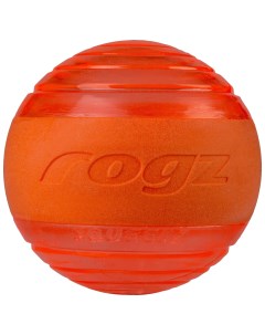 Игрушка для собак Squeekz мяч с пищалкой оранжевая Rogz