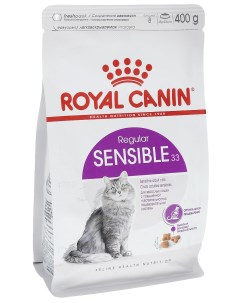 Сухой корм для кошек Sensible 33 для взрослых кошек 400 г Royal canin